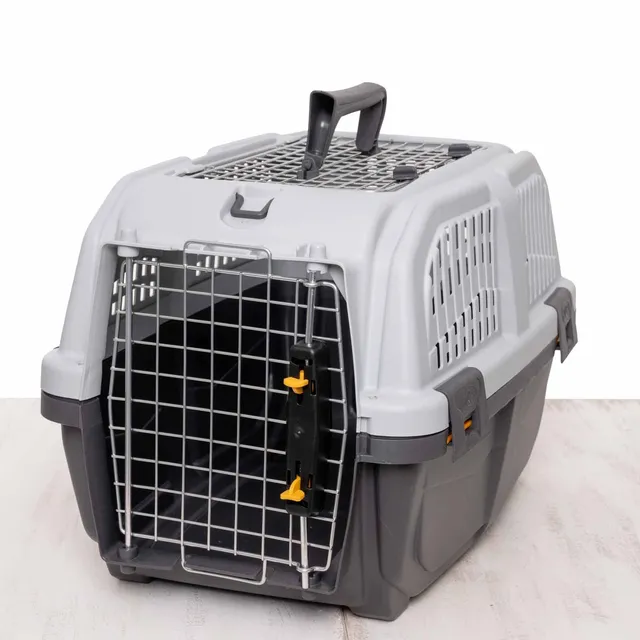 rico-s-futterkiste-transportbox-open-vogelbox-grau-48cm image 1