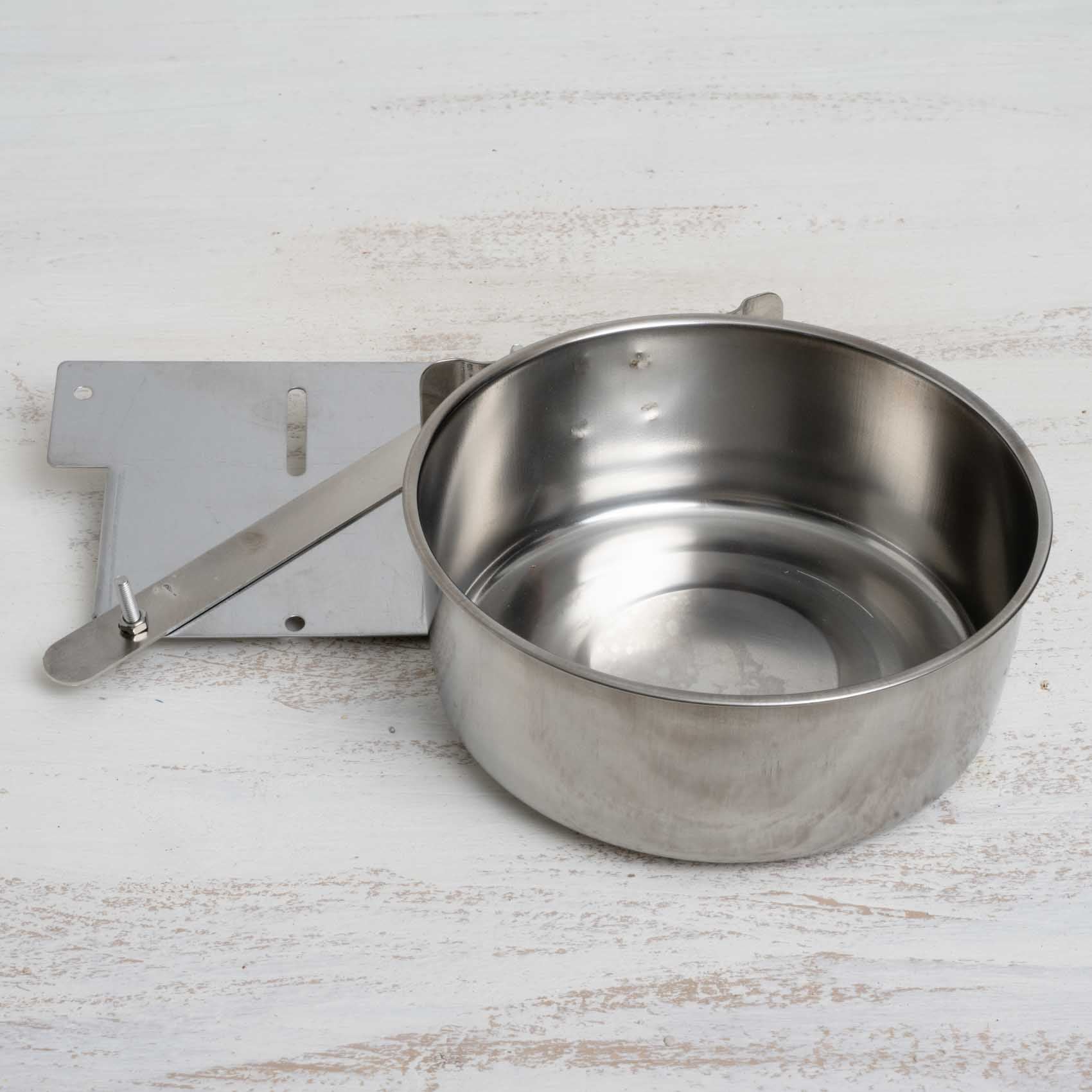 rico-s-futterkiste-edelstahlnapf-900ml-mit-halteplatte-einschub image 1