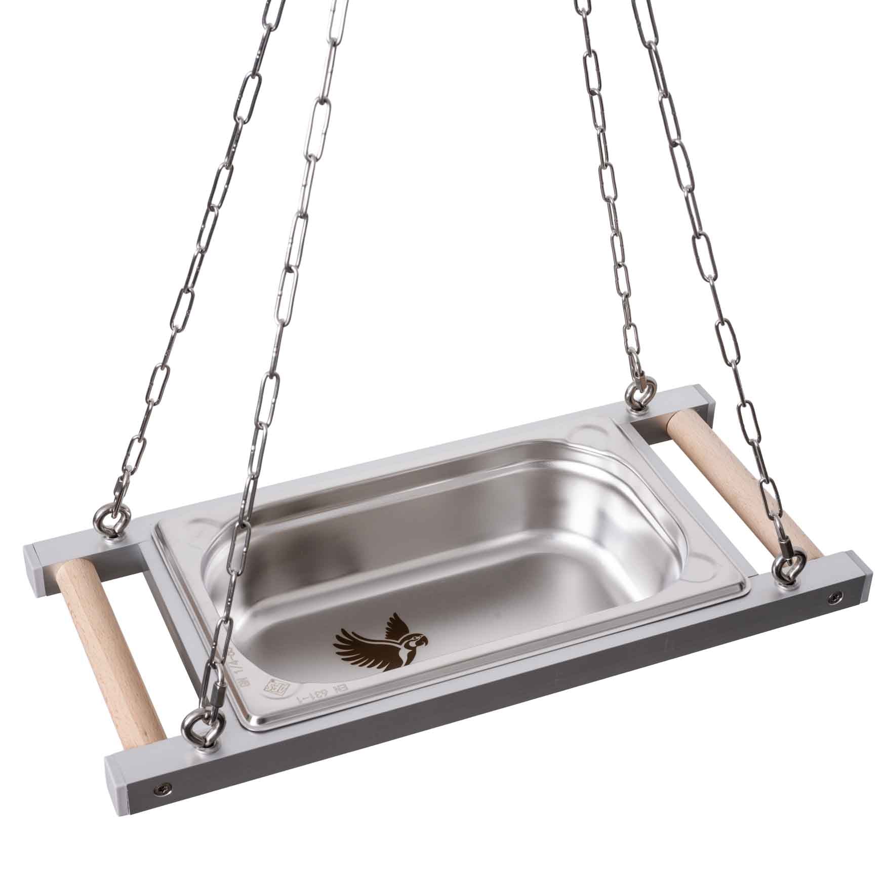 rico-s-futterkiste-edelstahlwanne-klein-39x18-cm-schwingend image 1