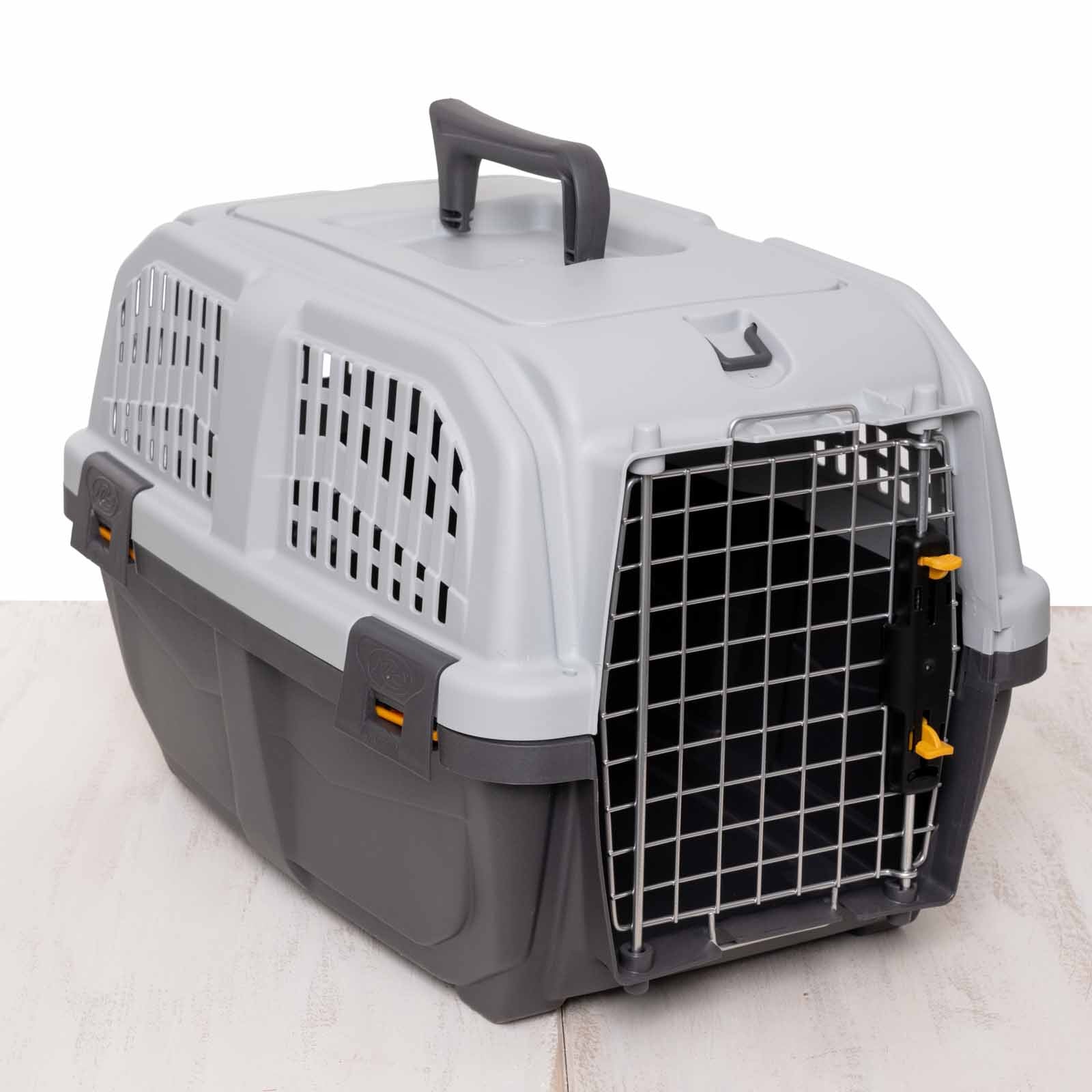 rico-s-futterkiste-transportbox-vogelbox-grau-48-cm-mit-l-ftung image 1