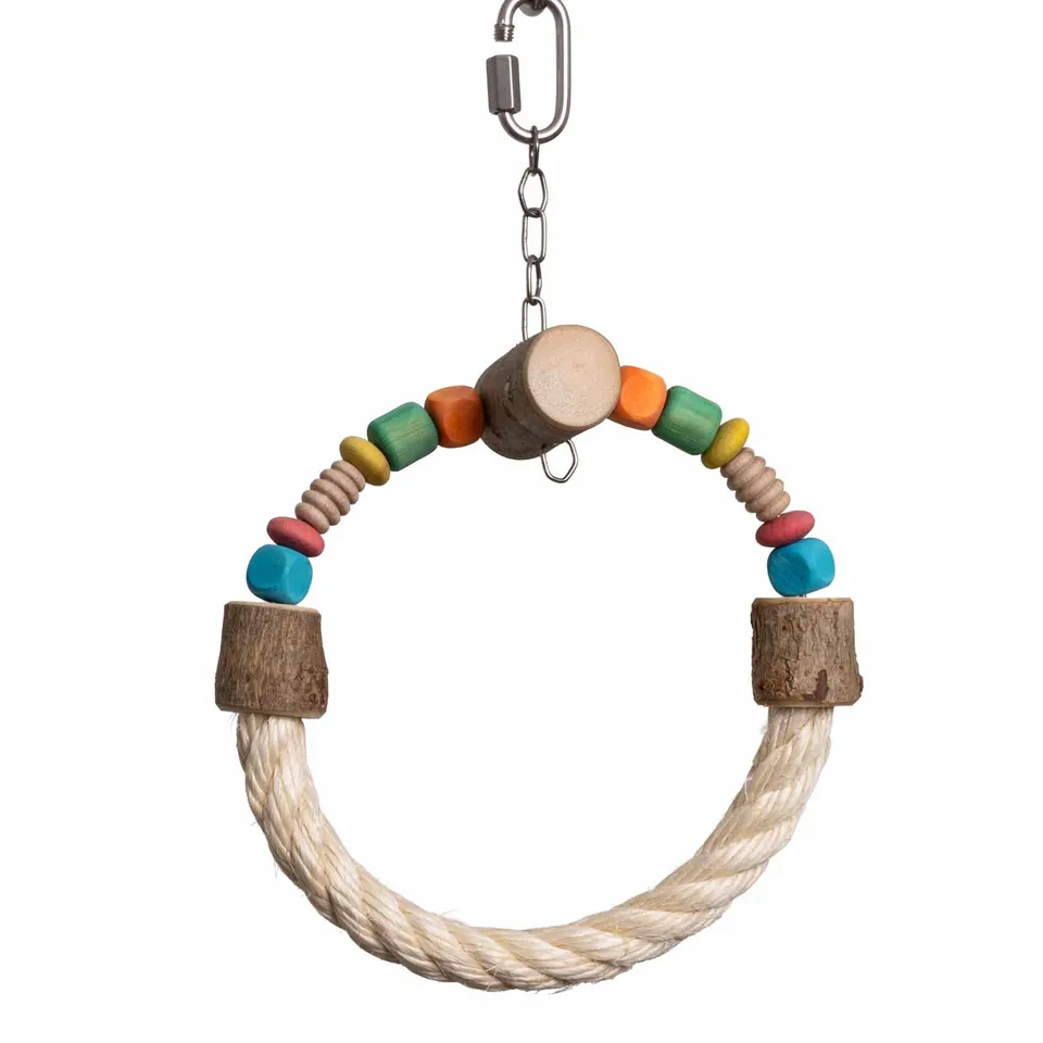 rico-s-futterkiste-schaukelring-sittichspielzeug-15-cm-sisal image 1