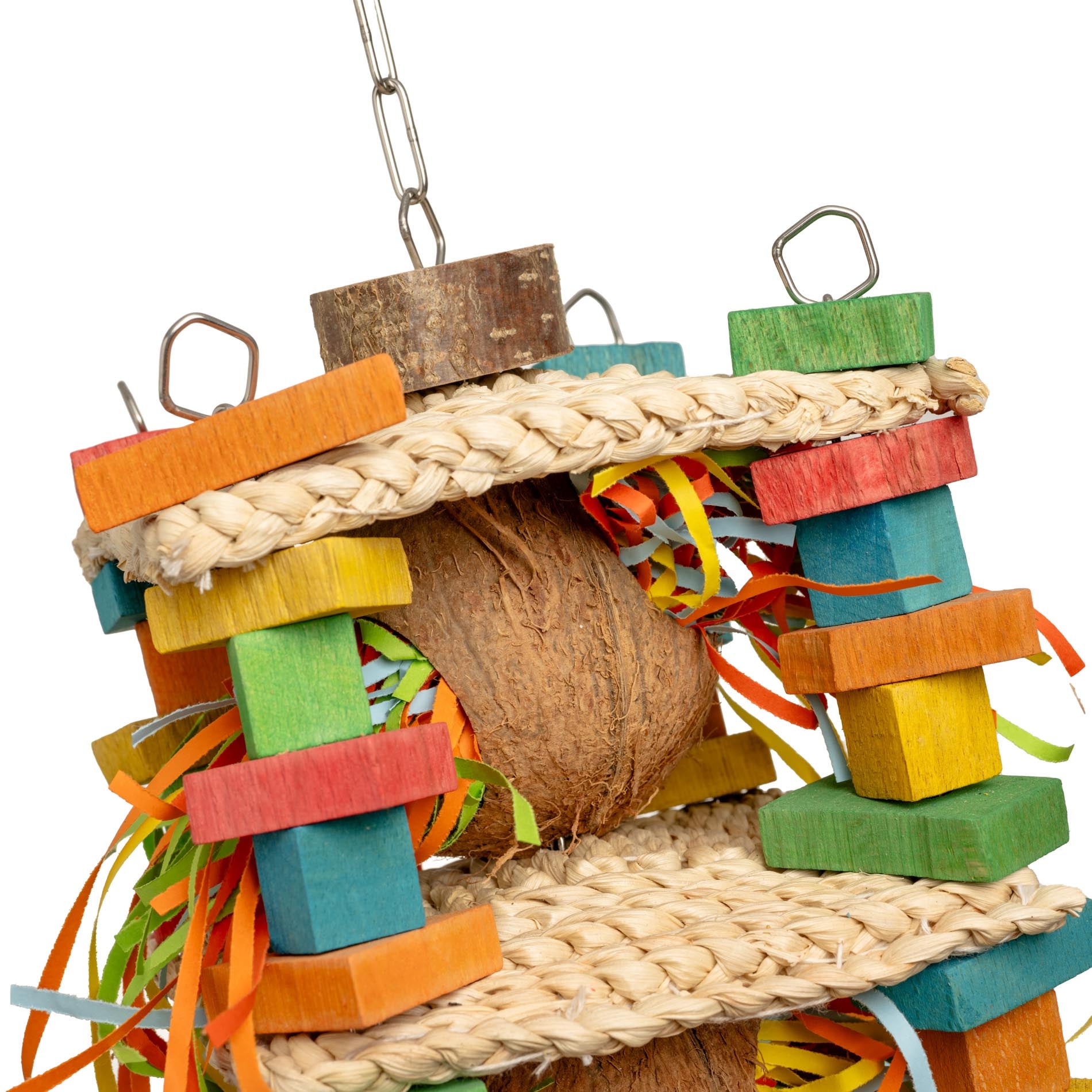 rico-s-futterkiste-sittichspielzeug-strohturm-papageienspielzeug-30x20-cm-foragi image 3