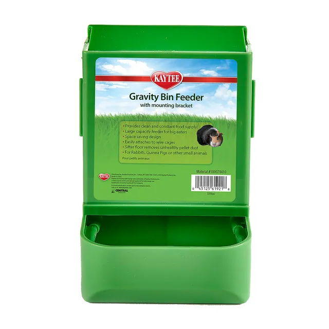 kaytee-feeders-superpet-gravity-trinkflasche-transparent-mit-halterung image 1