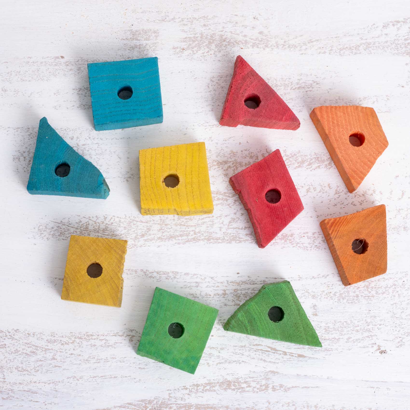 rico-s-futterkiste-papageienspielzeug-nachf-llset-holz-bunt-10-st-ck image 1