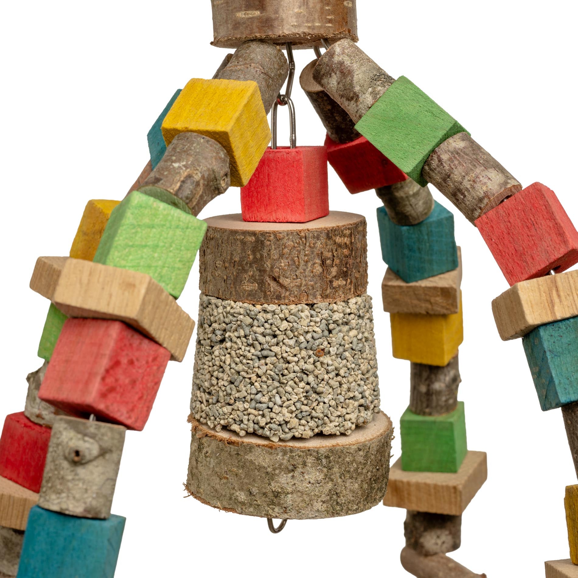 rico-s-futterkiste-play-cage-spieltempel-sittiche-mit-mineralstein image 2