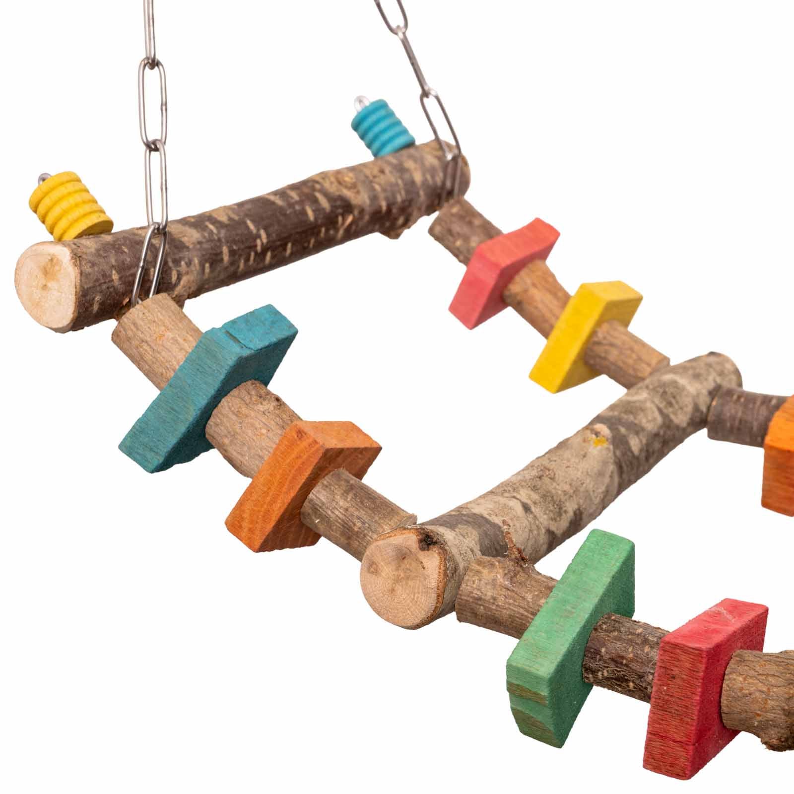 rico-s-futterkiste-schaukelwippe-papageienspielzeug-kleine-papageien-holz image 3