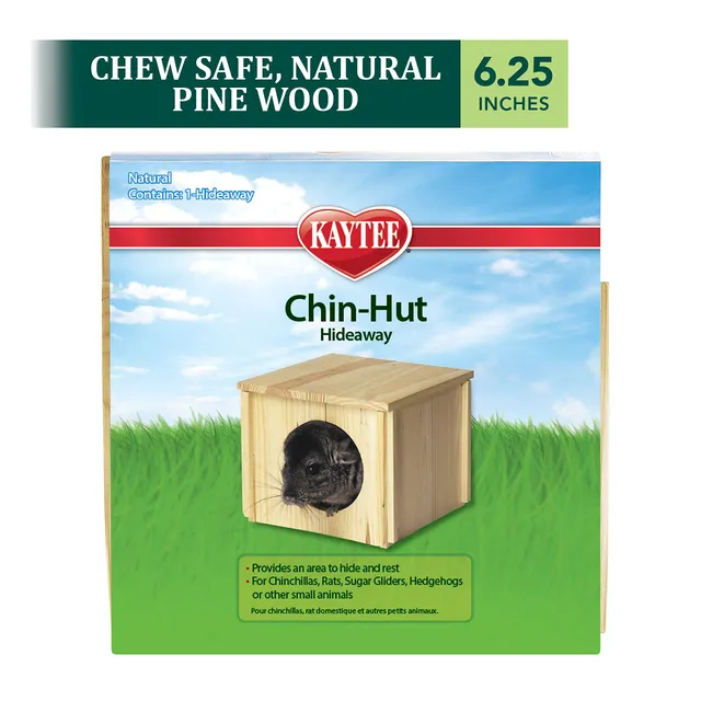 kaytee-chin-hut-hideaway-nagerhaus-kiefer-natur-20-cm image 1