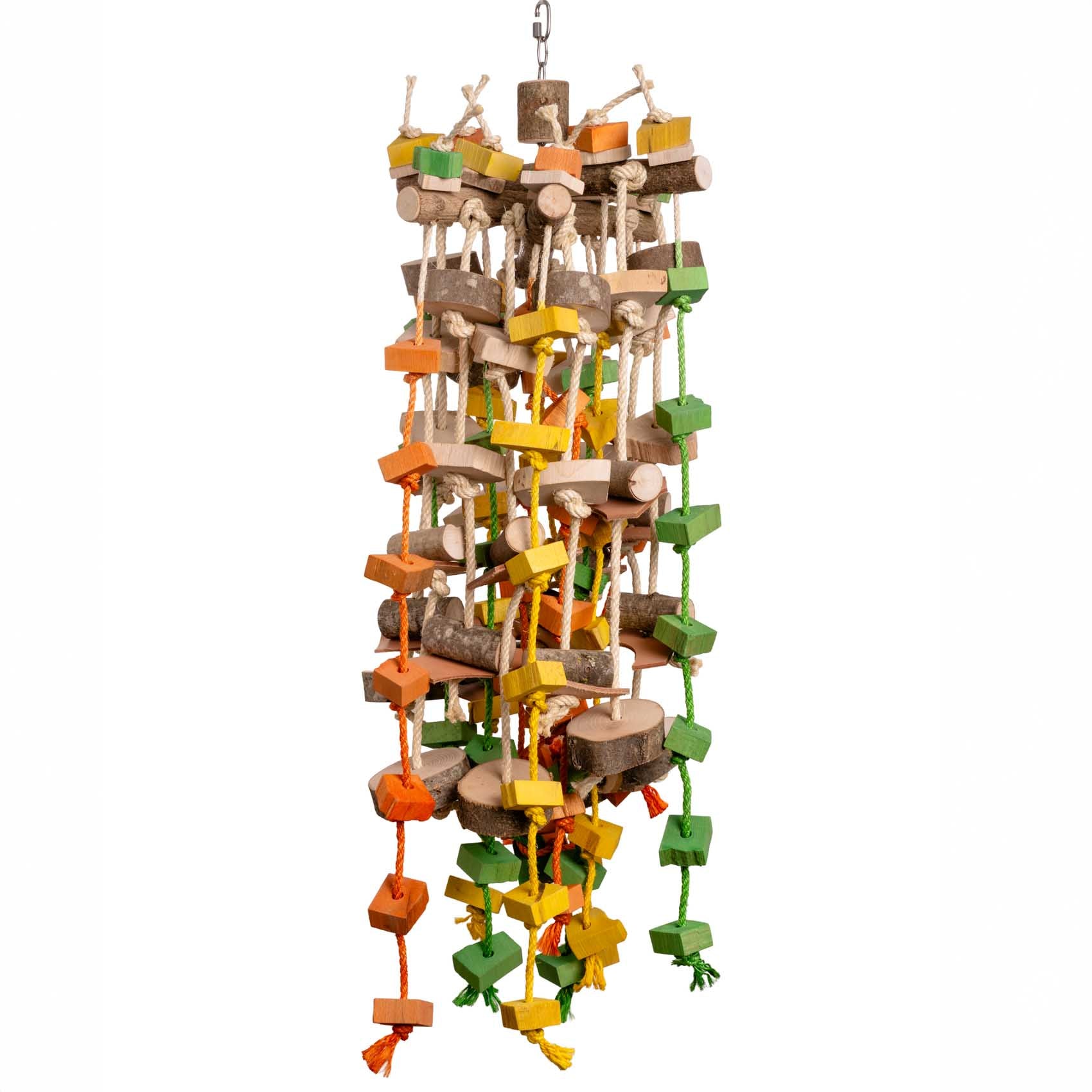rico-s-futterkiste-riesen-spielzeug-xxl-papageienspielzeug-sisal-100-cm image 1