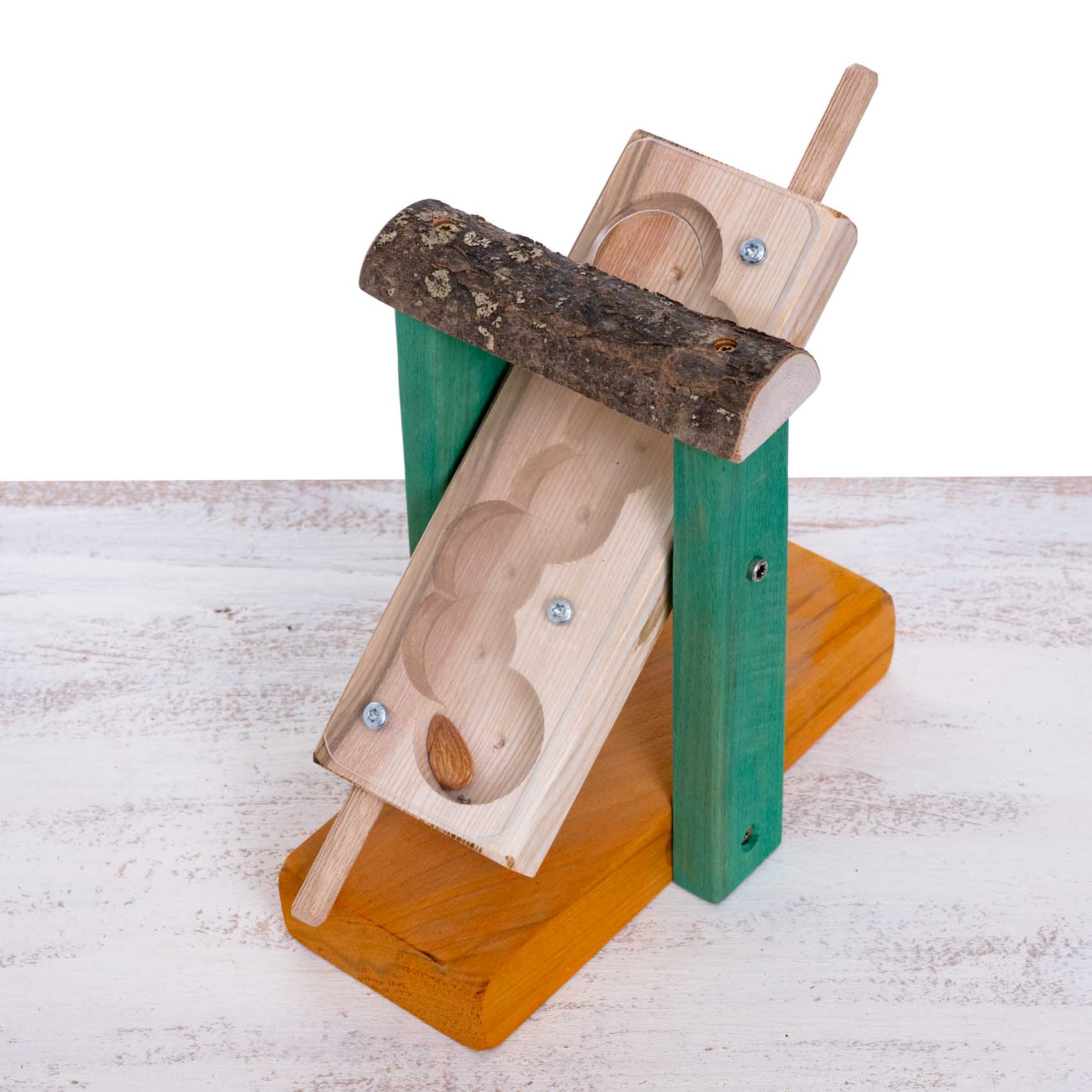 rico-s-futterkiste-leckerli-wippe-papageienspielzeug-hartholz image 2