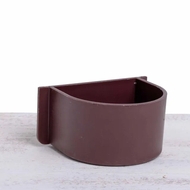 rico-s-futterkiste-futter-wassernapf-einklemmen-braun-9-cm image 1
