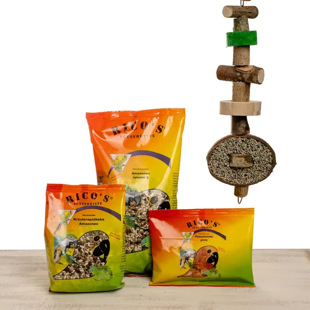 rico-s-futterkiste-starter-kit-amazonen-vogelfutter-set image 1