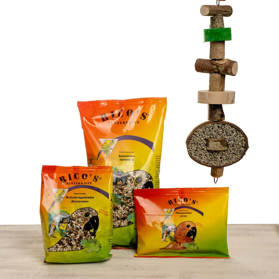 rico-s-futterkiste-starter-kit-amazonen-vogelfutter-set image 1