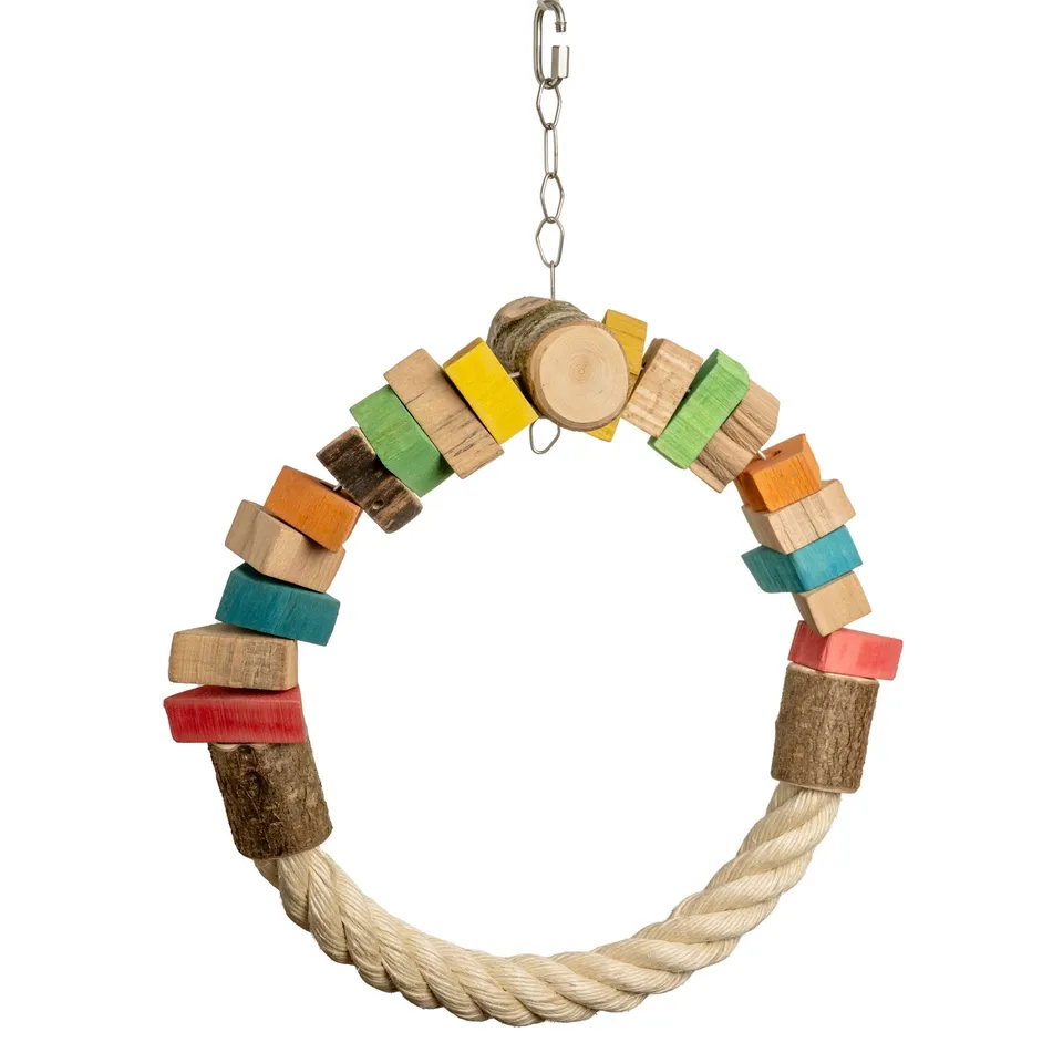 mg-halb-halb-sisalschaukelring-papageienspielzeug-32-cm-holz-sisal image 1