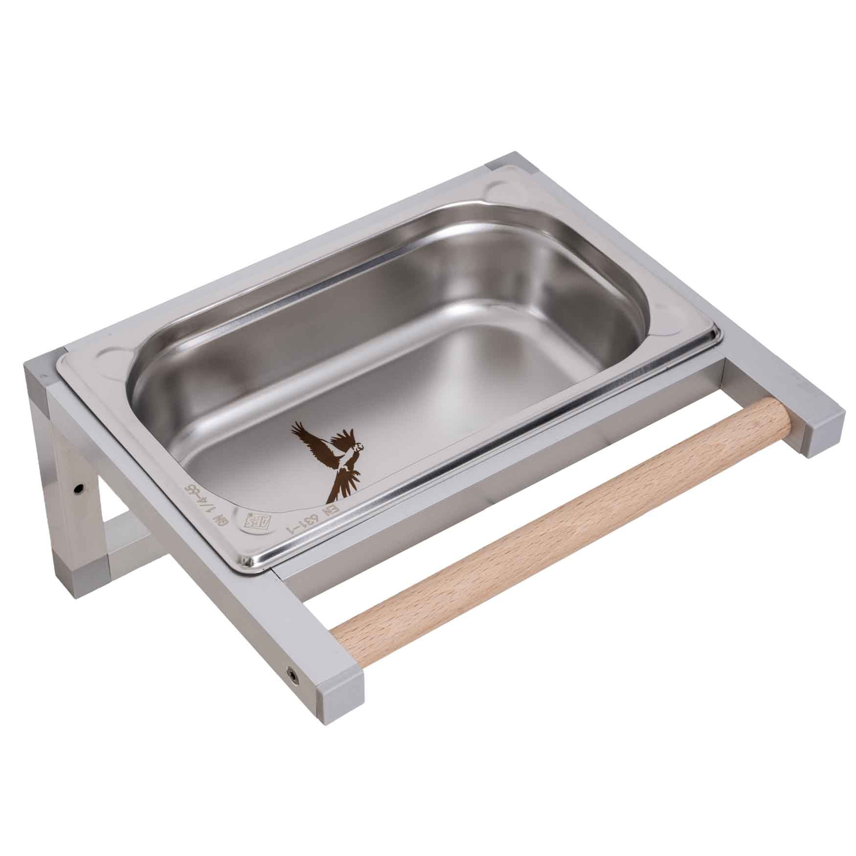 rico-s-futterkiste-volierenzubeh-r-edelstahlwanne-klein-futterschale-28x23-5cm image 3