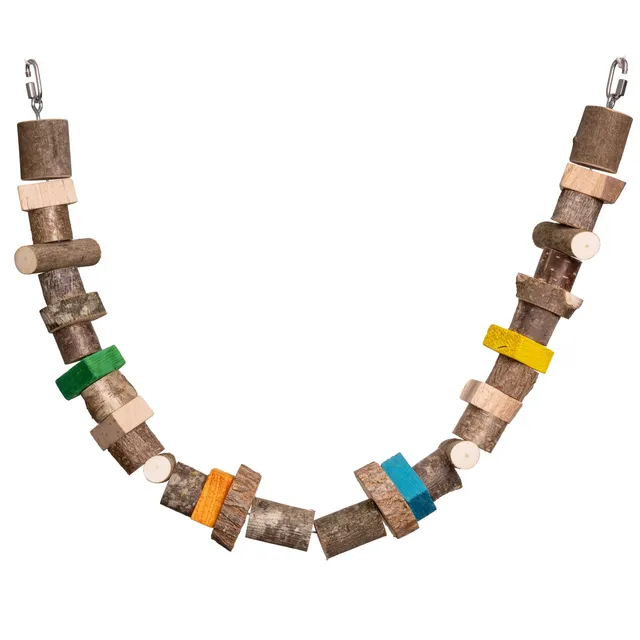 rico-s-futterkiste-kletterbr-cke-papageienspielzeug-110-cm image 1