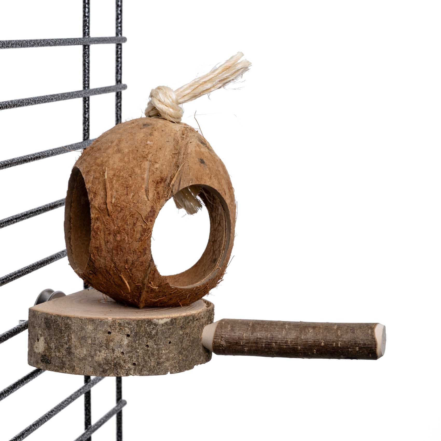 rico-s-futterkiste-wellensittich-kokosh-tte-sitzstange-sisal image 1