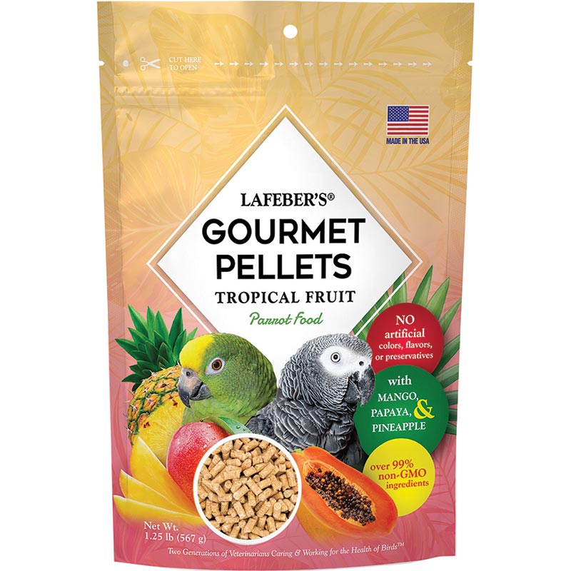 lafeber-gourmet-tropical-fruit-pellets-papagei-567g-zuckerfrei image 1