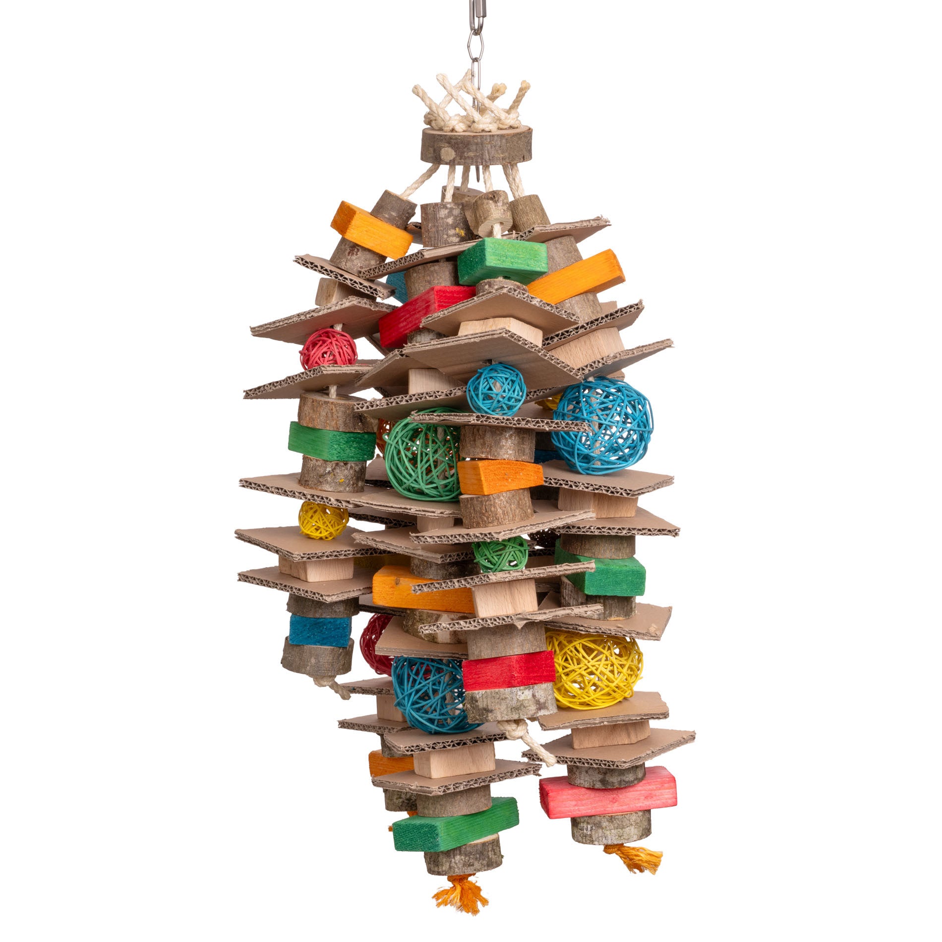 rico-s-futterkiste-jumbo-pappe-xxl-papageienspielzeug-schredder-70-cm image 2