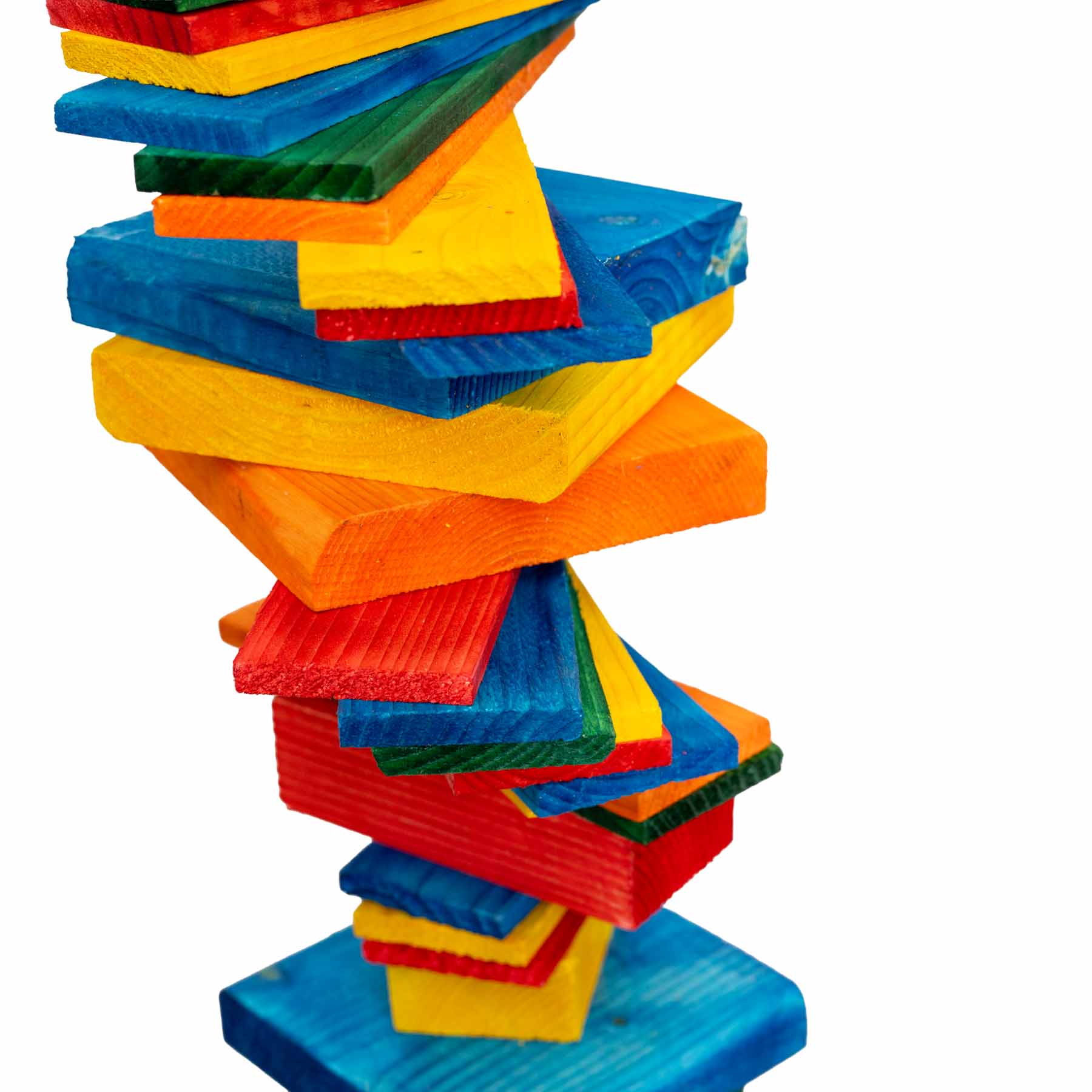 rico-s-futterkiste-pharaon-large-papageienspielzeug-holzbl-cke-86-cm image 2