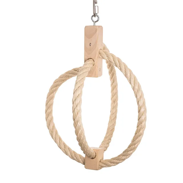 rico-s-futterkiste-sisal-schaukel-kugel-sittichspielzeug-30-cm image 1
