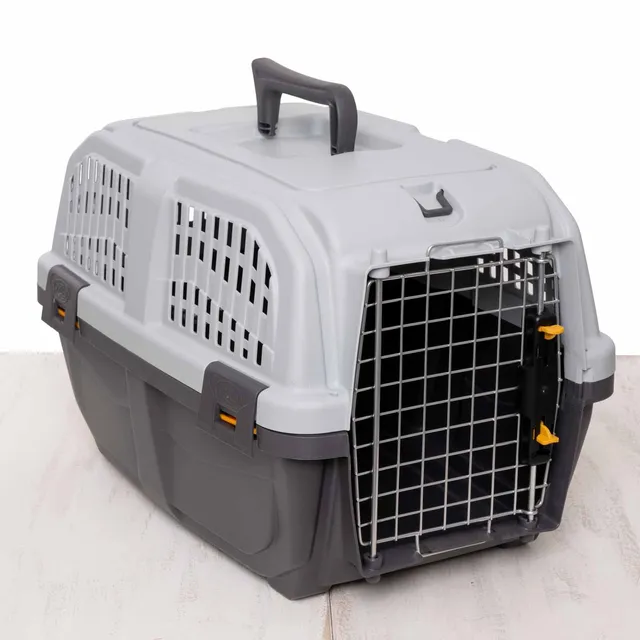 rico-s-futterkiste-transportbox-vogelbox-grau-48-cm-mit-l-ftung image 1