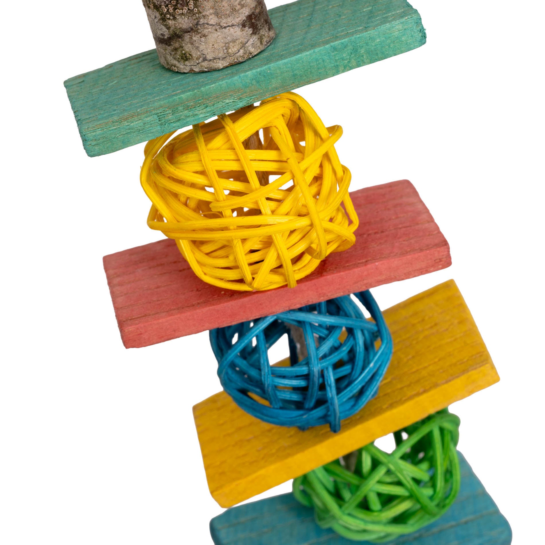 rico-s-futterkiste-mini-kugel-strick-wellensittichspielzeug image 2