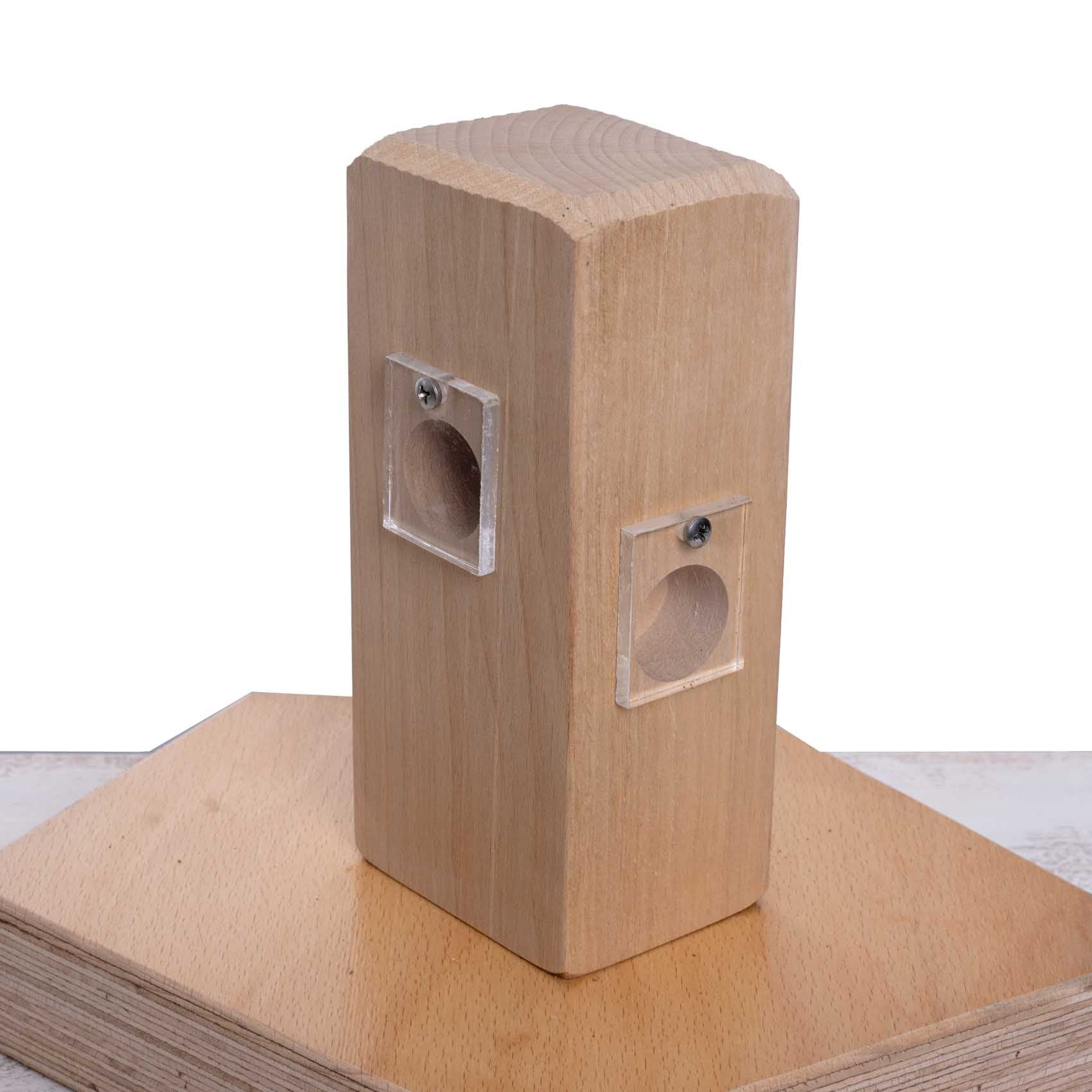 rico-s-futterkiste-versteckspielturm-vario-intelligenzspielzeug-holz image 1