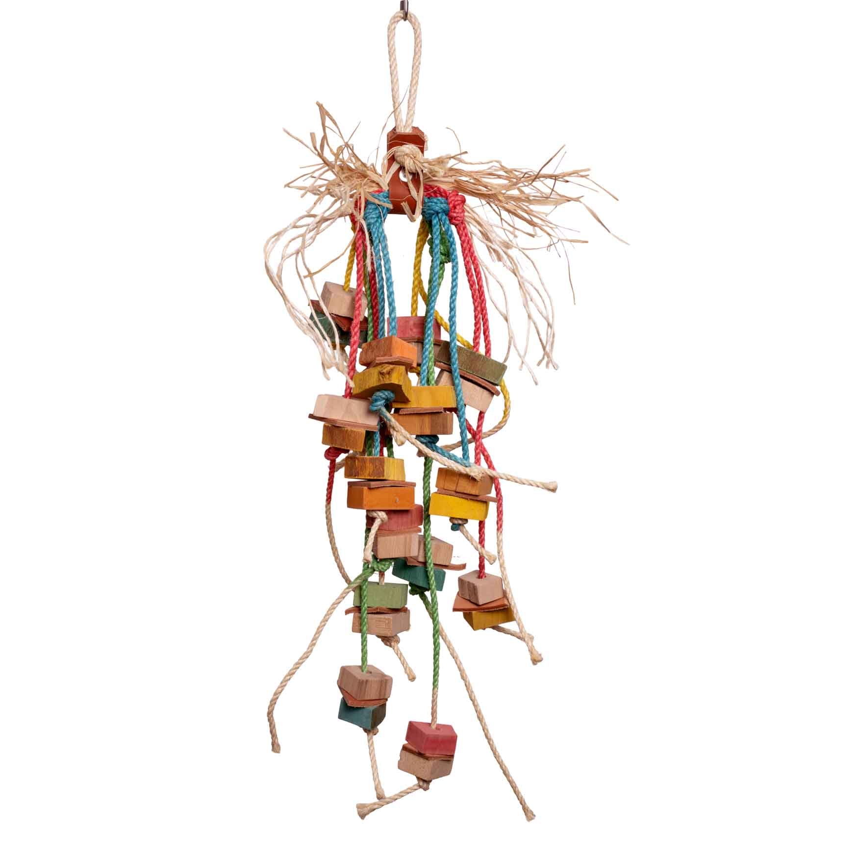 rico-s-futterkiste-wirbel-mit-sisal-papageienspielzeug-60-cm image 1