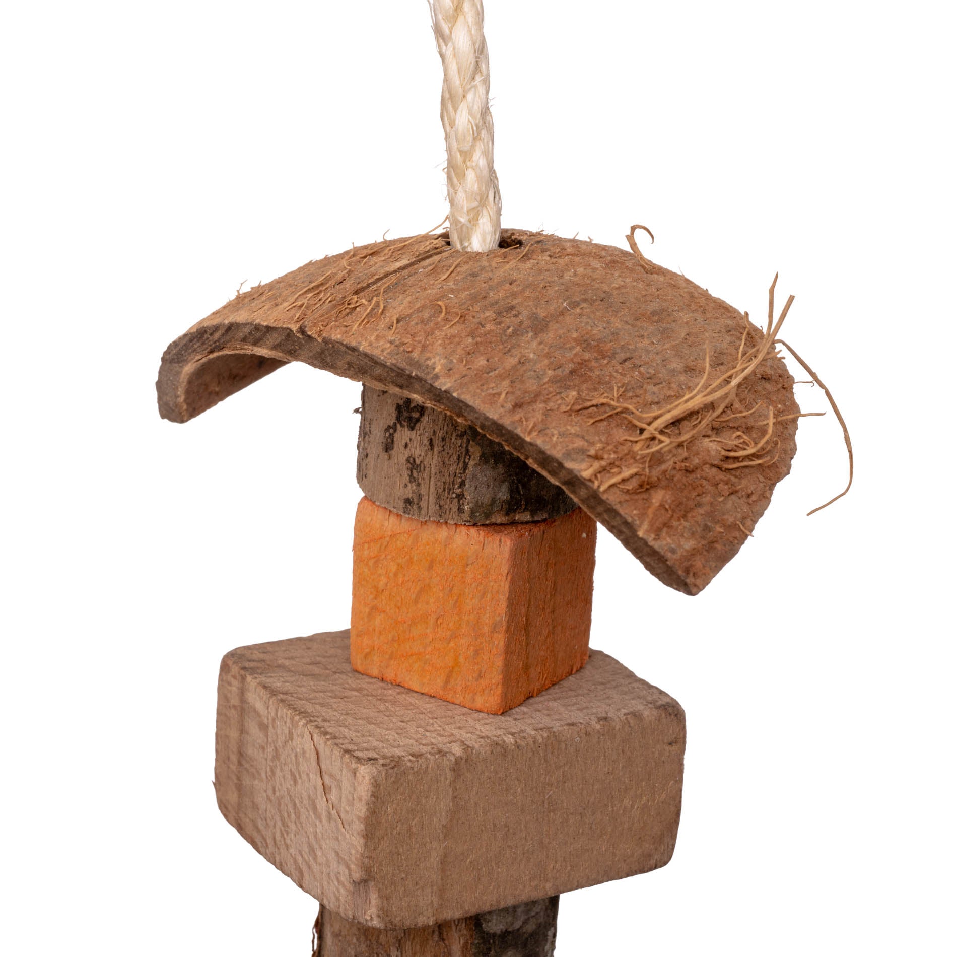 rico-s-kokospilz-weidenball-vogelspielzeug-sittiche-32-cm image 2