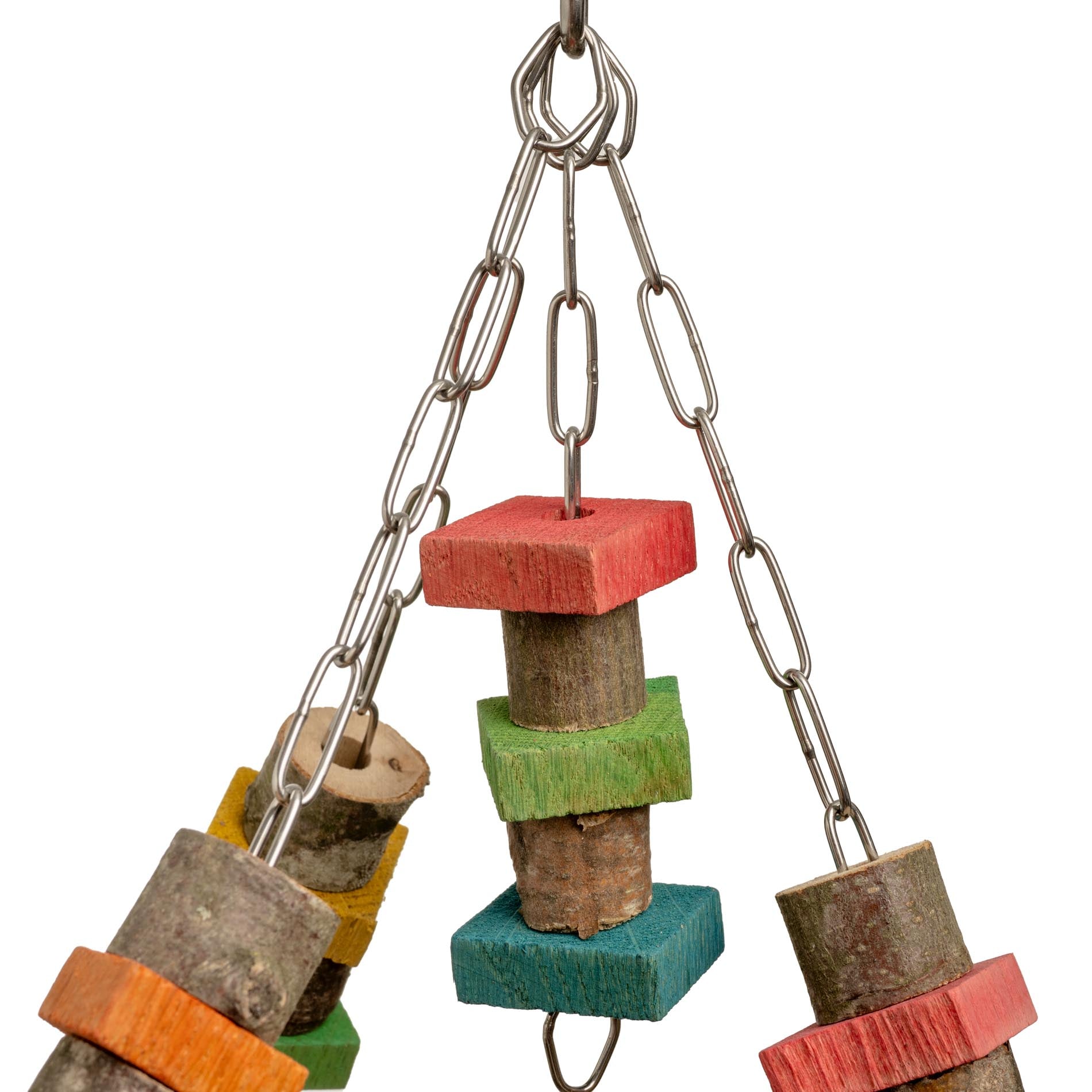 rico-s-futterkiste-dreieck-schaukel-wellensittichspielzeug-holz image 3