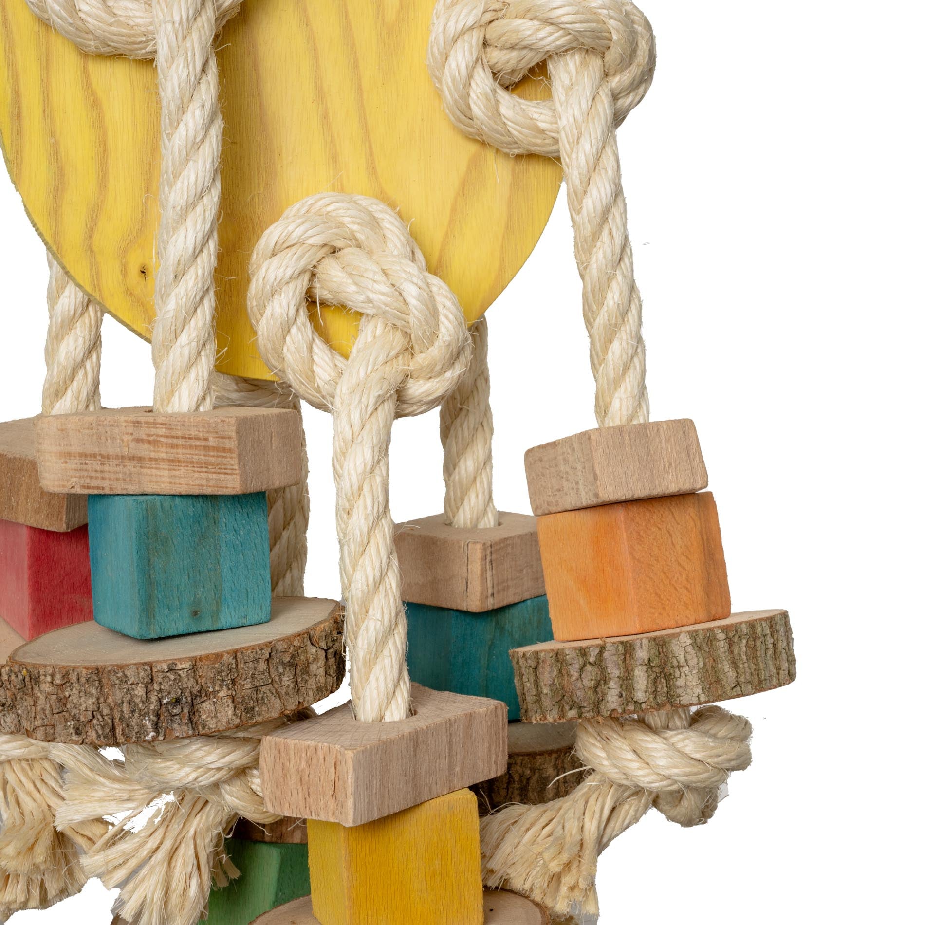 rico-s-futterkiste-knabber-ananas-xl-hartholz-papageienspielzeug image 3