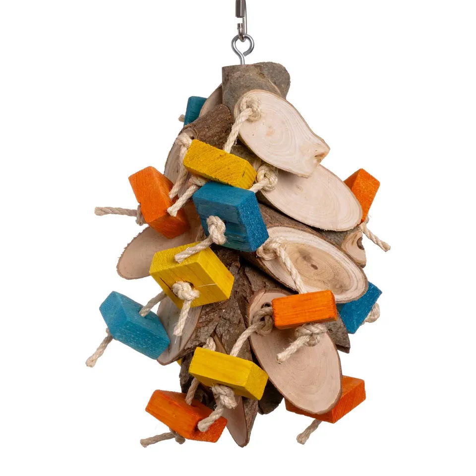 rico-s-futterkiste-hanging-schredder-papageienspielzeug-2-kg image 1