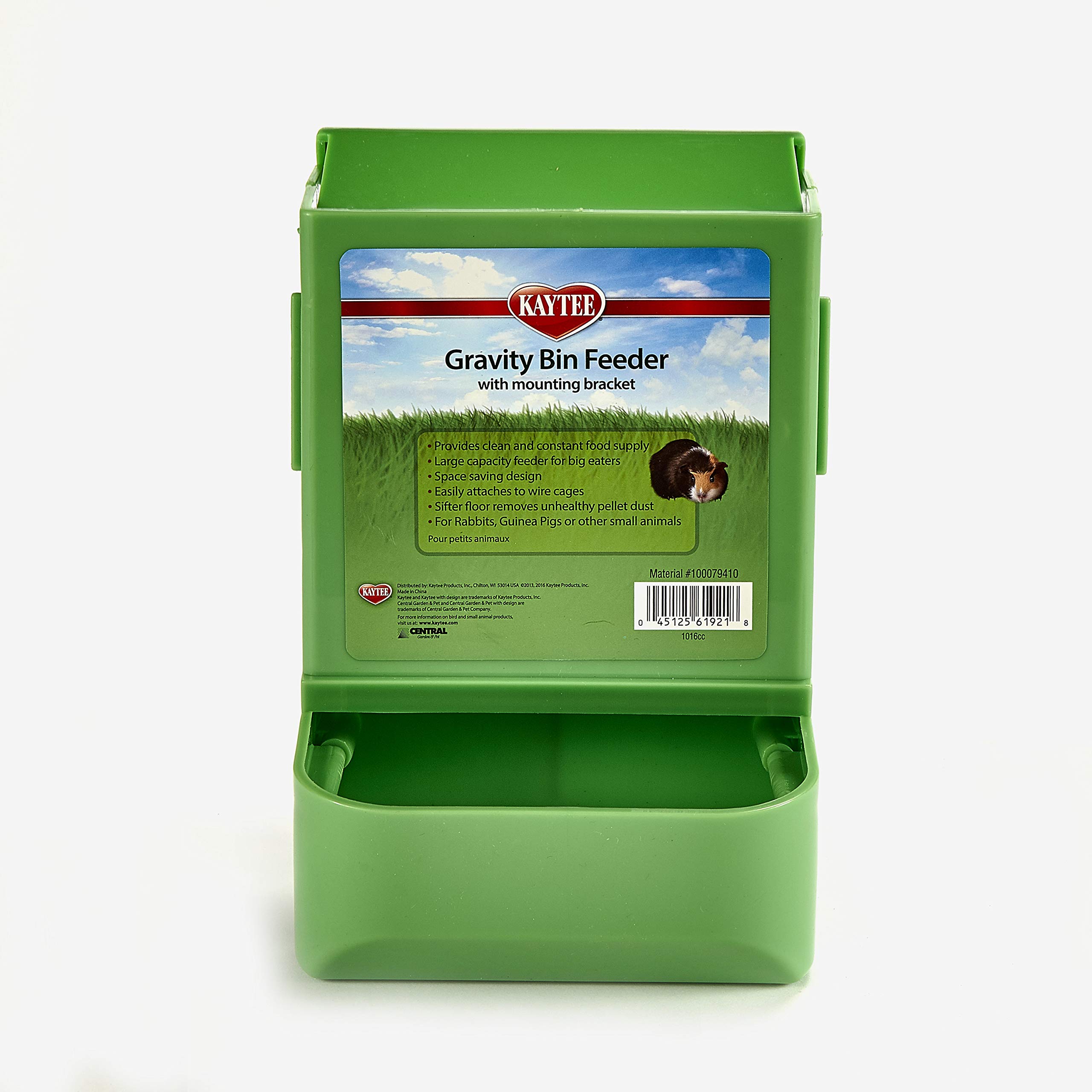 kaytee-feeders-superpet-gravity-trinkflasche-transparent-mit-halterung image 2