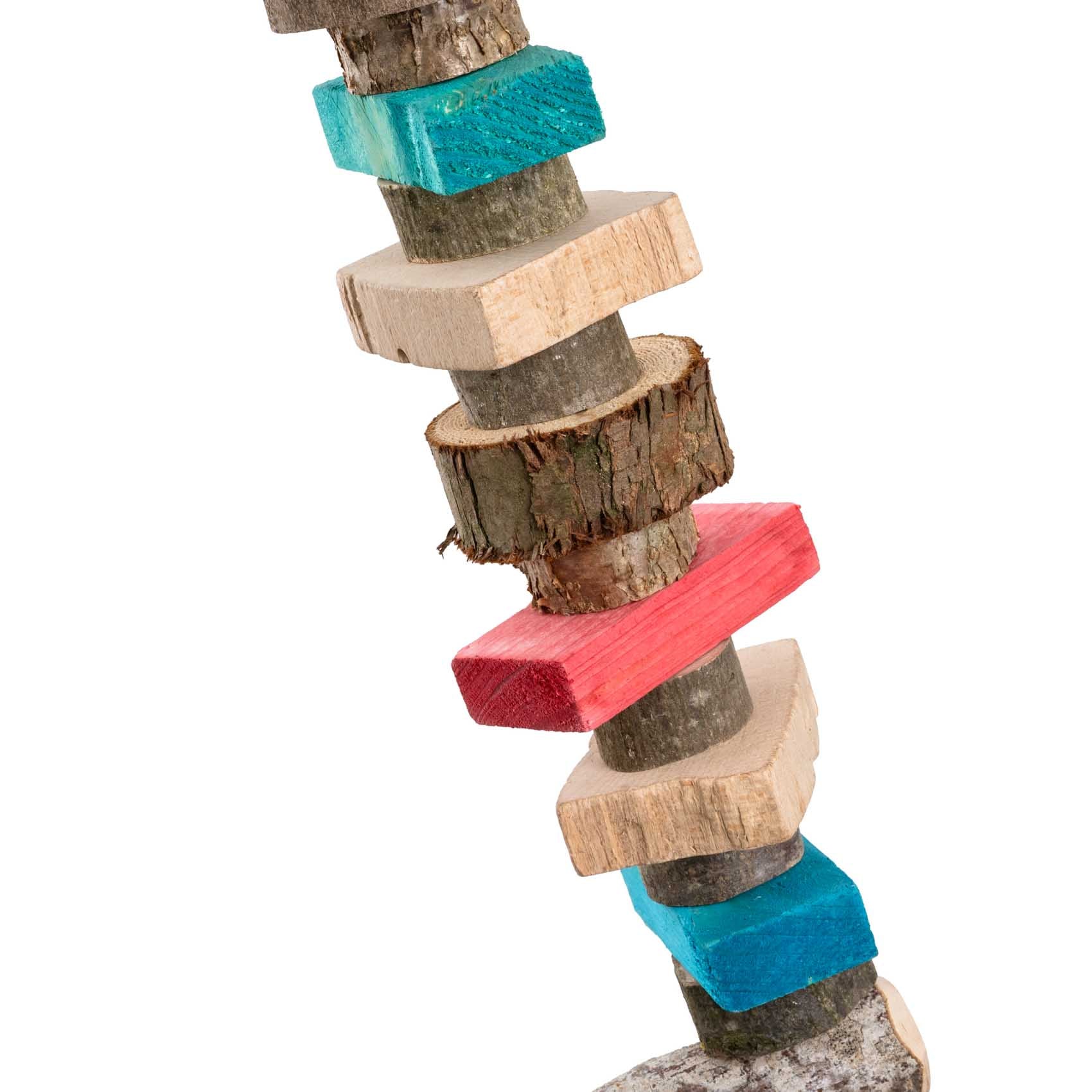 rico-s-futterkiste-jumbo-schaukel-papageienspielzeug-70-cm-holz image 2